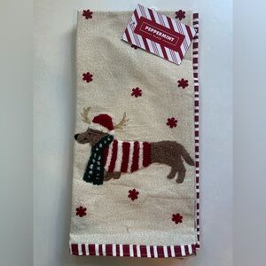 Peppermint Place Christmas Dachshund Kitchen Towel Set